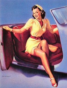 Gil Elvgren - Sports Model Pin Up Girl Aesthetic, Vintage Pin Up Girl, Pin Up Drawings, Pin Up Illustration, Pin Up Poses, Pin Up Girl Vintage, Gil Elvgren, Pin Up Models, Modern Pin Up