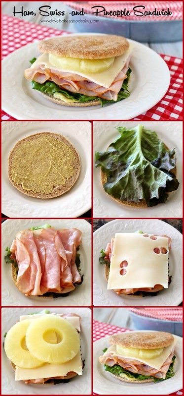 Hotdog Sandwich, Inflammation Diet Recipes, Sandwich Easy, Whole Wheat Rolls, Cholesterol Free Recipes, Sandwich Thins, Ham Sandwiches, Pineapple Recipes, Sandwich Ingredients