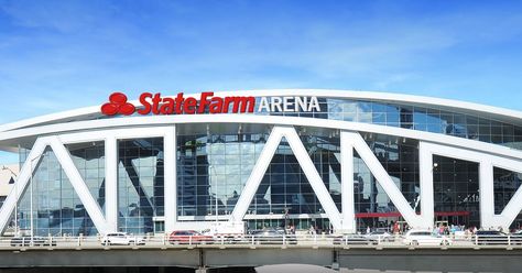 State Farm Arena Atlanta, State Farm Arena, List Of Sports, Concert Venues, State Farm Insurance, The Big E, Nba History, Art Scrapbook, World Cup Match