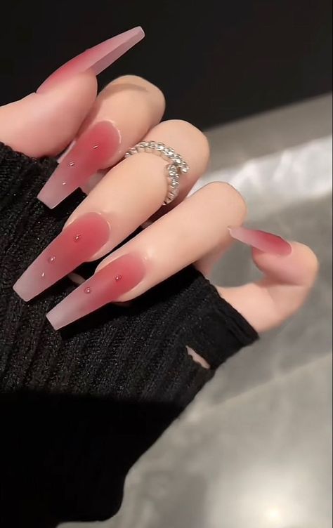 Nails And Rings, Hard Nails, Gel Nails Diy, Blush Nails, Pretty Gel Nails, Soft Nails, Luxury Nails, Chic Nails, Long Acrylic Nails