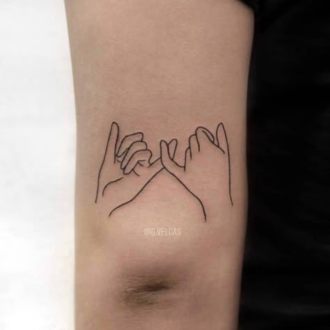 Pinky Swear Tattoo, Promise Tattoo Ideas, Pinky Tattoo, Pinky Promise Tattoo, Anatomy Tattoo, Promise Tattoo, Matching Friend Tattoos, M Tattoos, Matching Sister Tattoos