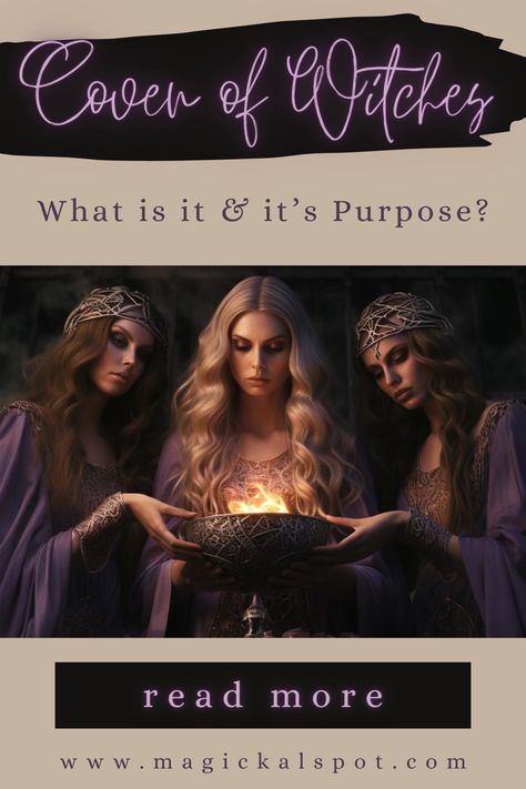 Unveil the secrets of a witches' coven with our enlightening article. Understand the purpose of these close-knit groups, their roles in the witchcraft community, and how they enhance the practice and learning of magic. Perfect for those curious about collaborative spiritual paths and the power of collective energy. 🌒🌕🌘 #CovenOfWitches #WitchcraftCommunity #MagicalCollaboration #SpiritualGroups #WitchcraftPurpose Open And Closed Practices Witchcraft, Covens Witches, Open Vs Closed Practices Witchcraft, Witchcraft Contacting Spirits, Coven Initiation Ritual, Oracle Coven, Voodoo Magic, Full Moon Spells, Voodoo Spells