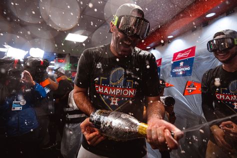 2022 World Series Houston Astros locker celebration Houston Astros World Series 2022, Astros World Series 2022, Astros World Series, Justin Verlander, I Have A Crush, Houston Astros, World Series, Mlb, Houston