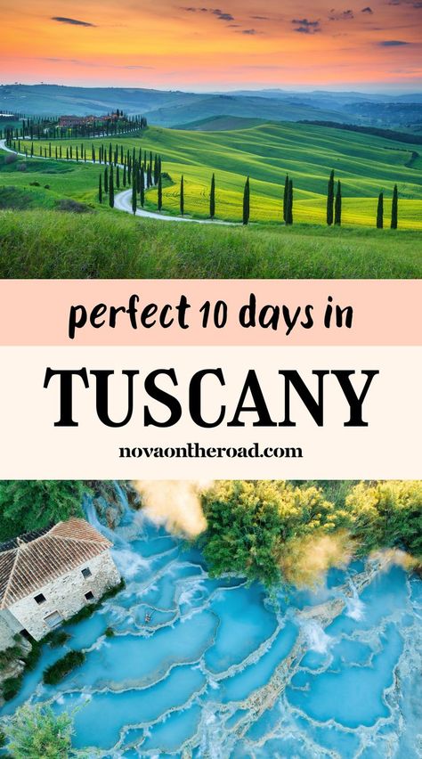 Tuscany trip itinerary Tuscany Road Trip, Italy Road Trip Itinerary, Things To Do In Tuscany, Tuscany Itinerary, Italy Countryside, Hotels In Tuscany, 10 Days In Italy, Tuscany Landscape, Tuscany Travel