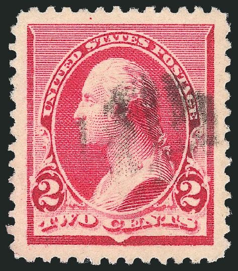 Robert Siegel Auction Galleries, Nov 2014, Sale 1084, Lot 3502. US Stamp Price Scott Catalog #220 - 1890 2c Washington Stamp Price, Postage Stamp Collecting, Stamp Auctions, Stamps Vintage, Price Of Stamps, Going Postal, Rare Stamps, Vintage Postage Stamps, Vintage Postage