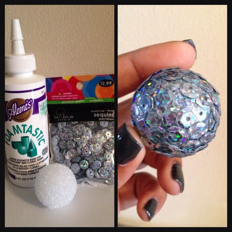 DIY Mini Disco Balls Diy Mini Disco Balls, Mini Disco Ball Diy, Mini Disco Balls, Mini Disco Ball, Diy Disco Ball, Christmas Disco, Disco Theme Party, Teen Hangout, Musica Disco