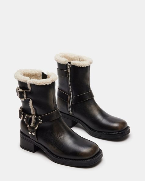 Steve madden black boots