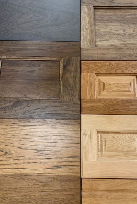 What Wood Species Should I Choose for my Cabinets? Cabinet Stain Colors, Natural Wood Kitchen Cabinets, Hickory Kitchen Cabinets, Hickory Kitchen, Alder Cabinets, Stained Kitchen Cabinets, Light Wood Kitchens, Hickory Cabinets, White Oak Kitchen