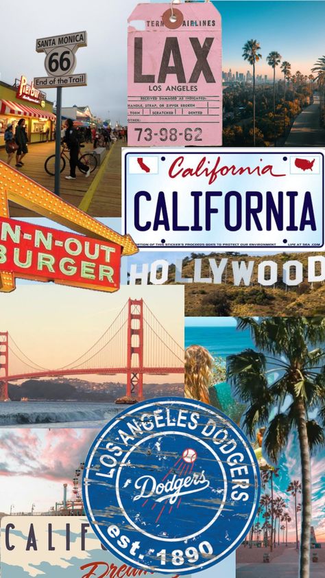 #losangeles #california #beach #summer California Collage, Iphone Wallpaper Usa, Los Angeles Wallpaper, California Wallpaper, Usa Wallpaper, Los Angeles Aesthetic, Travel Collage, Vision Board Wallpaper, Cali Life