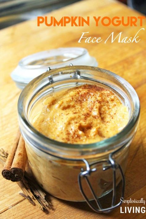 Apple Cider Vinegar Face Mask, Yogurt Face Mask, Pumpkin Yogurt, Chocolate Face Mask, Pumpkin Face Mask, Sugar Scrub For Face, Diy Masks, Natural Face Moisturizer, Honey Face Mask