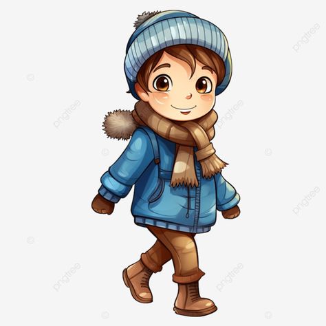 winter stroll boy walking in cold weather attire clip art winter clipart cartoon character childre Cold Cartoon, Cold Weather Attire, Children Clipart, Boy Walking, Winter Clipart, Character Cartoon, Art Winter, Clipart Cartoon, Kids Clipart