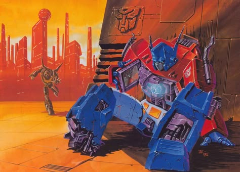 Daniel Arseneault on Twitter: "Studio OX spread betweener for Super Life Form to 2010 - Source: Newtype Magazine Feb 1986 http://t.co/bm60bAjMjA" Newtype Magazine, Optimus Prime G1, Transformers 4, Beast Wars, Transformers Funny, Transformers Autobots, Transformers Comic, Transformers Optimus, Transformers Optimus Prime