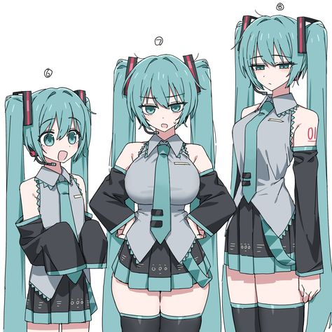 Miku Hatsune Chibi, Tomboy Art, Miku Chan, Miku Hatsune Vocaloid, Oc Manga, Miku Cosplay, Miku Hatsune, 캐릭터 드로잉, Cute Anime Profile Pictures