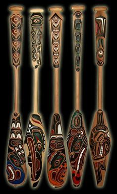 Arte Haida, Canoe Seats, Canoe Storage, Snake Red, Yellow Cedar, Sea Snake, Pacific Northwest Art, Sports Items, Haida Art