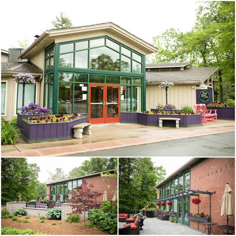 Marcia and Joe | Married | Pond House and Cafe | West Hartford, CT | Polar Square Designs | Romantic Summer Wedding | #pondhousecafe #hartford #outdoorceremony #indoorreception #shortweddingdress Pond House Cafe Wedding, Beautiful Pond, Cafe Wedding, Pond House, Romantic Summer Wedding, House Cafe, Indoor Reception, Cafe House, Romantic Summer