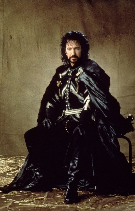 Alan Rickman as the Sheriff Of Nottingham (Robin Hood) 1991 Sheriff Of Nottingham, Robin Hood Prince Of Thieves, Prince Of Thieves, Alan Rickman Always, Alan Rickman Severus Snape, Severus Rogue, Professor Snape, Kevin Costner, Alan Rickman