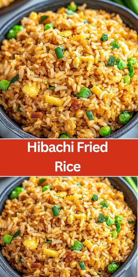 Looking for a quick and delicious meal? This hibachi fried rice recipe is perfect for busy weeknights. Made with simple ingredients like eggs, garlic, and soy sauce, this flavorful dish uses leftover rice for easy prep. Customize with your favorite proteins or veggies for a satisfying one-pan dinner that the whole family will love. Ready in just 20 minutes, it’s a must-try for any rice lover. Fried Rice Dinner Recipes, Best Stir Fry Rice, Fried Rice With Ground Chicken, Easy To Make Dinners For Two, Beat Fried Rice Recipe, Fried Rice With Fish Sauce, Easy Shrimp Fried Rice Recipe Simple, How To Make Hibachi Fried Rice, Rice With Egg On Top