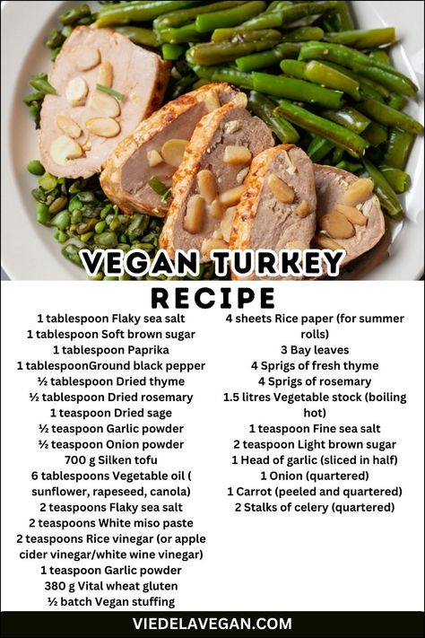 Vegan Turkey Recipe: Perfect Plant-Based Holiday Dish Comfort Pasta Dishes, Turkey Glaze Recipes, Traditional Turkey, Vegan Turkey, Tofu Recipes Vegan, Turkey Glaze, Savory Herb, Vital Wheat Gluten, Food Vegan