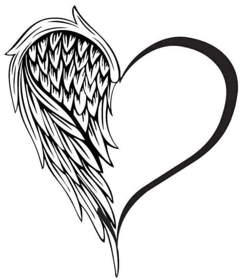 Angel Wings Tattoo, Wood Burning Patterns, Heart With Wings, Wings Tattoo, Angel Tattoo, Cricut Craft Room, Silhouette Cameo Projects, Cameo Projects, Cricut Creations