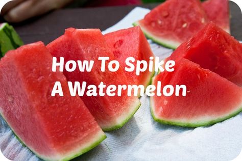 {how to: spike a watermelon} Dehydrate Watermelon, Dehydrated Watermelon, Dried Watermelon, Watermelon Candy, Food Dehydration, Coconut Dessert, Canned Food Storage, Dehydrated Fruit, Dehydrated Food