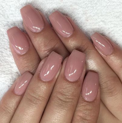 Normal Color Nails, Simple Nails Extensions, Solid Nail Colour Ideas, Nail Extension Designs Nude Color Short, Nail Paint Shades For Brown Skin, Gel Nail Paint For Short Nails, Acrylic Nails For Brown Skin Tone, Nail Paint Shades For Indian Skin, Nails For Indian Skin Tone