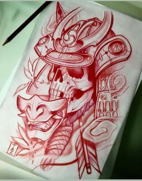 Traditional Tattoo Outline, Japanese Flower Tattoo, P Tattoo, Samurai Tattoo Design, Japanese Dragon Tattoos, Japan Tattoo Design, Beautiful Flower Tattoos, Tattoo Zeichnungen, Chicano Art Tattoos