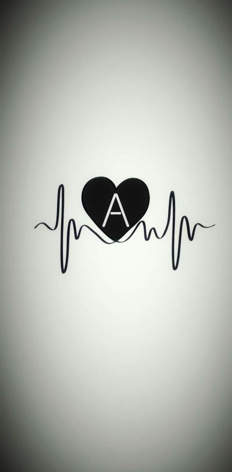 Letter A, Heart Wallpaper, A Letter, Home Ideas, Wallpapers