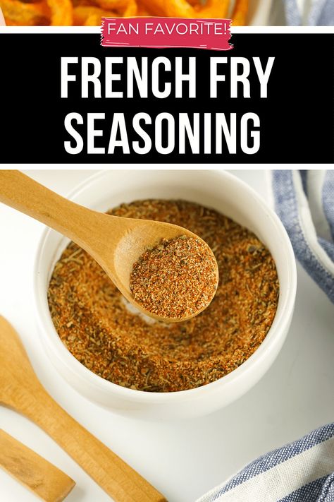 French Fry Seasoning gives your side dishes the kick they've been missing! Sprinkle this blend of spices onto fries for a flavor experience. Best French Fry Seasoning, Potato Salad Sweet, Mashed Potatoes And Green Beans, Fall Side Dishes, Easy Recipes For Desserts, Fry Seasoning, Crispy Breakfast Potatoes, French Fry Seasoning, Recipes For Beginners Easy