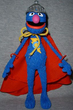 Super Grover 2.0 muppet. Grover Costume, Grover Sesame Street, Super Grover, Monster Costumes, Sesame Street Birthday Party, Sesame Street Birthday, Baby Einstein, Street Kids, Kermit The Frog