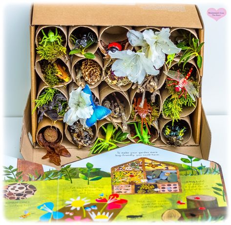 Kids Nature Activities, Nature Crafts Kids, Bug House, Forest School Activities, Bug Hotel, Insect Hotel, The Bug, Forest School, Nature Kids