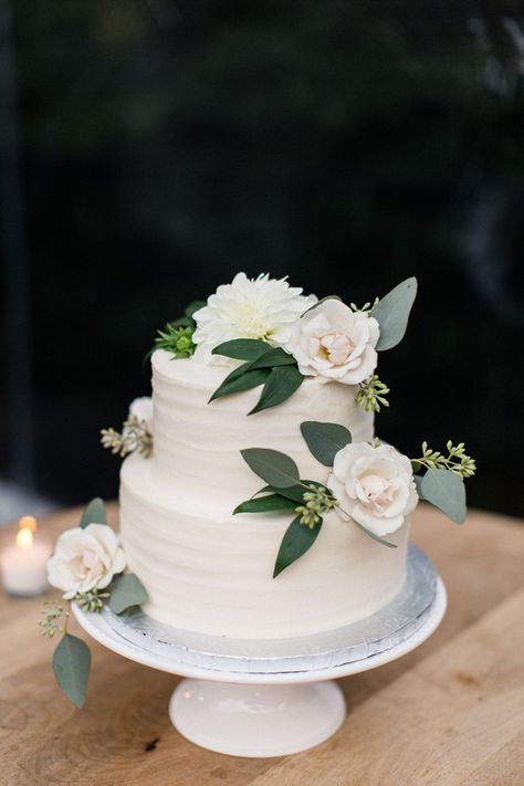 Dessert Photos, Backyard Tent, Wedding Cake Images, Intimate Backyard Wedding, Inside Weddings, Small Wedding Cakes, Classic Wedding Cake, Wedding Sweets, Wedding Photo Gallery