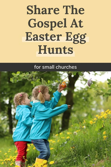 Gospel Easter Egg Hunt, Christian Egg Hunt Ideas, Church Egg Hunt Ideas, Easter Children’s Church Lesson, Church Easter Egg Hunt Ideas, Church Easter Ideas, Easter Ideas For Church, Christian Easter Egg Hunt Ideas, Resurrection Party