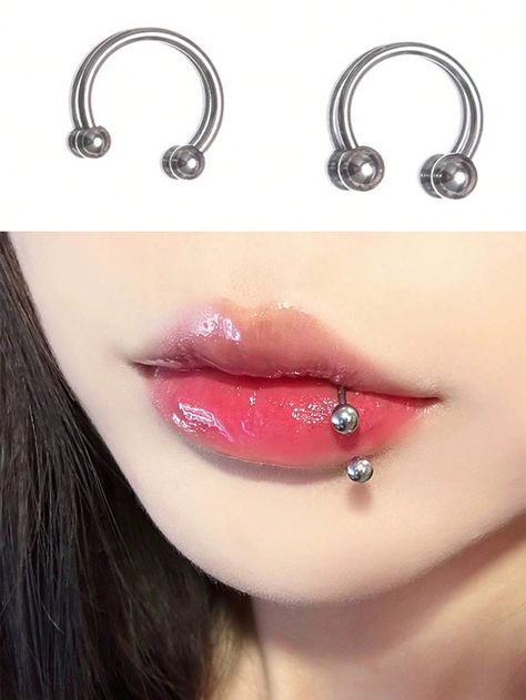 Lip Perching, Lip Peicerings, Dream Piercings, Mouth Piercings, Lip Piercing Jewelry, Lip Jewelry, Lip Rings, Faux Piercing, Pretty Ear Piercings