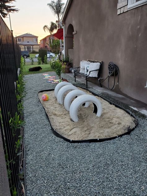 Dog Play Ground Ideas Backyards, Doggie Play Area Ideas, Dog Tunnel Backyard, Dog Sensory Yard, Doggy Playground Backyards, Outdoor Dog Area Ideas, Dog Outside Play Area, Outdoor Dog Playground, Dog Play Area Backyard