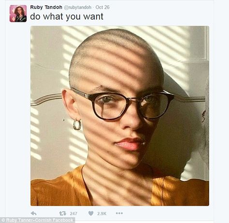 Ruby Tandoh, English baker, 2017 Buzzed Hairstyles, Shave Your Head, Bald Beauty, Buzz Cut Women, Arsenal Wfc, Revealing Swimsuits, Shaved Hair Women, Bald Head Women, Shaved Head Women