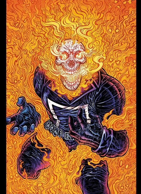 Maria Wolf 🐺 🇲🇽🇺🇸 👉 Siouxpercon booth # 39 on Twitter: "Another @Marvel Variant cover I'm really excited for . The deadly frightening and pwerful Ghost Rider!! But im more excited cause @SpicerColor did a hell of a job on this one. I mean look at the intense power!!! Pre orders are still up. Enjoy Link below https://t.co/uoCDf3Bx9a" / Twitter Ghost Rider Art, Ghost Raider, Ghost Rider Wallpaper, Rider Art, Marvel Characters Art, New Retro Wave, Marvel Comics Wallpaper, Superhero Wallpaper, Marvel Comic Universe