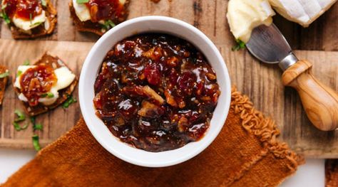 Fig Bacon Jam, Food Video Ideas, Leftover Bacon, Fig Sauce, Fig Spread, Roasted Pear, Low Glycemic Foods, Cranberry Almond, Easy Bacon