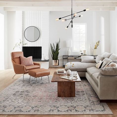 Vivid Garden Rug | west elm Aesthetic Home Design, West Elm Living Room, Tattoo Modern, Garden Rug, Home Decor Aesthetic, Home Aesthetic, Aesthetic Home, Decor Aesthetic, Living Room Inspo