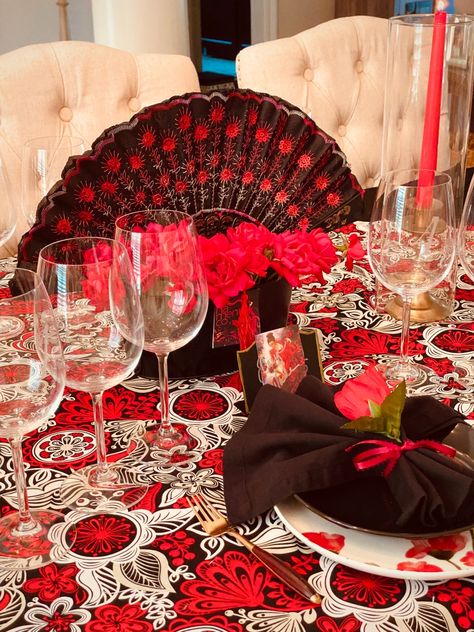 Hola! Welcome to my Flamenco Dance themed wine club party! Last year I watched the José Andrés and Family in Spain series on Discovery + and it became the immediate inspiration for this wine p… Spain Theme Party, Spanish Themed Party, Spain Party, Flamenco Party, Spanish Red Wine, Spanish Party, Dance Theme, Spanish Christmas, Dance Themes