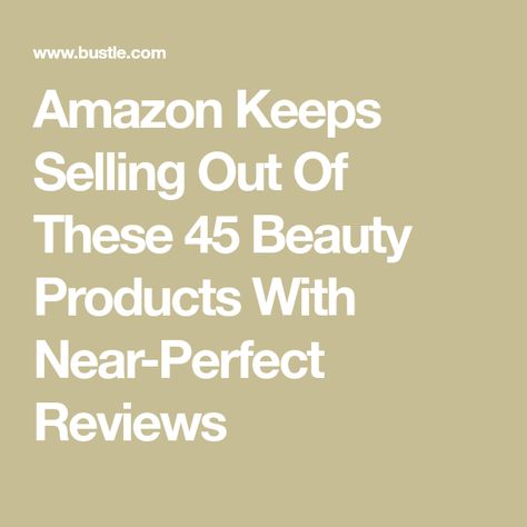 Amazon Keeps Selling Out Of These 45 Beauty Products With Near-Perfect Reviews Anti Frizz Serum, Healing Clay, Beauty Sponge, Moroccan Oil, Anti Frizz Products, Home Products, Work For You, Hand Cream, Amazon Prime