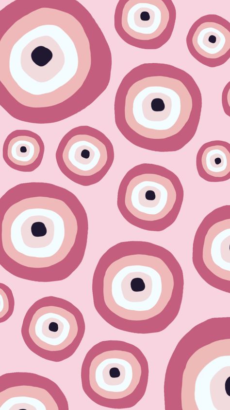 Cute iPhone wallpapers/ evil eye/ pink evil eye Pink Evil Eye Painting, Pink Evil Eye Wallpaper, Pink Evil Eye, Evil Eye Wallpaper, Inspirational Backgrounds, Checker Wallpaper, Devil Eye, Eyes Wallpaper, Wallpaper Doodle