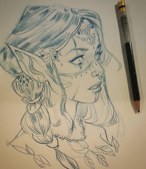 27.7k Likes, 104 Comments - @melmadedooks on Instagram: “Tonites quick #sketch #dook.. more on the #doodling side of it.. keep on keepin on! #portrait…” Fantasy Drawings, Drawing Faces, Face Sketch, 캐릭터 드로잉, Arte Sketchbook, Lion Tattoo, Girl Sketch, Face Design, How To Draw Hair