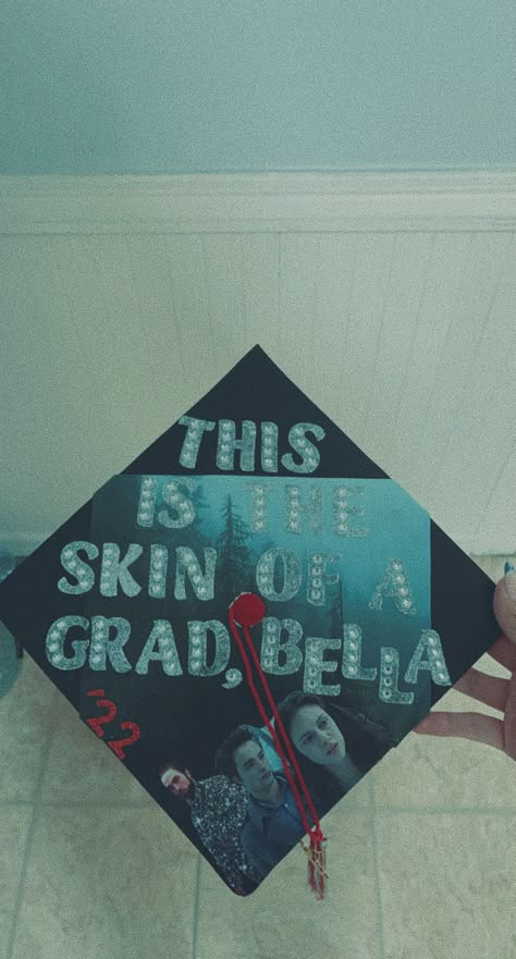 Twilight Graduation Cap Ideas, The Weekend Graduation Cap, Pitbull Graduation Cap, Witchy Graduation Cap, Track Graduation Cap, Easy Grad Cap Designs, Throne Of Glass Graduation Cap, Breaking Bad Graduation Cap, Corpse Bride Graduation Cap