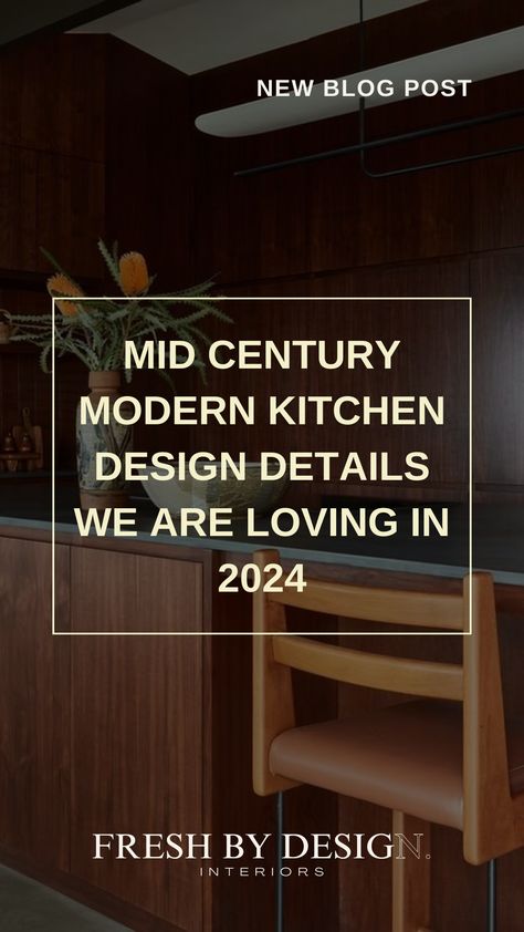 Explore the latest mid-century modern kitchen design trends in 2024 with our Hawkes Bay designer's expert insights. Discover the details and inspirations shaping modern kitchens in New Zealand. Kitchen Design Details, Modern Kitchen Design Trends, Mid Century Modern Kitchen Design, Mid Century Modern Ranch, Ranch Kitchen, Hawkes Bay, Award Winning Kitchen, Kitchen Designer, Earthy Aesthetic