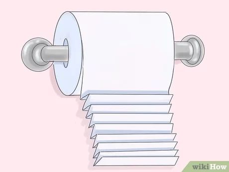 8 Ways to Fold Toilet Paper - wikiHow Fold Toilet Paper Hotels, Toilet Paper Folding Ideas Easy, How To Fold Toilet Paper Roll, Ways To Fold Toilet Paper, Toilet Paper Folding Ideas, Fold Toilet Paper, Hotel Housekeeping Tips, Toilet Paper Origami, Hotel Housekeeping