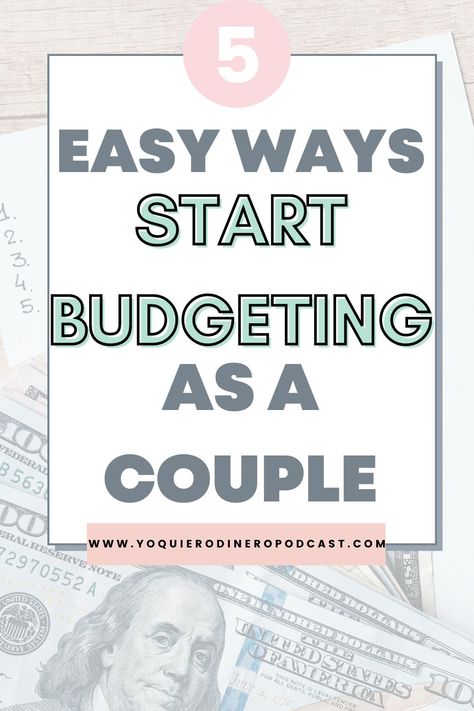 Many couples struggle talking about money openly with each other. It doesn’t have to be that way. If you are looking to start budgeting your finances but don't know where to start this is for you. Here are five steps to start to budget as a couple. Couple Finances, House Down Payment, Couples Money, Goals Template, Family Money, College Money, Family Finance, Sinking Funds, Debt Management