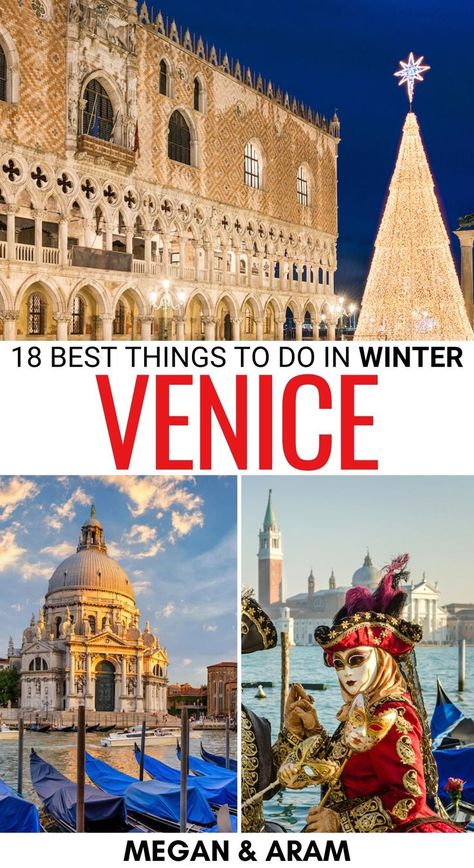 Venice In January, Venice In November, Christmas In Venice, Venice Winter, Winter In Italy, Italy In Winter, Venice In Winter, Venice Italy Food, Rome In A Day