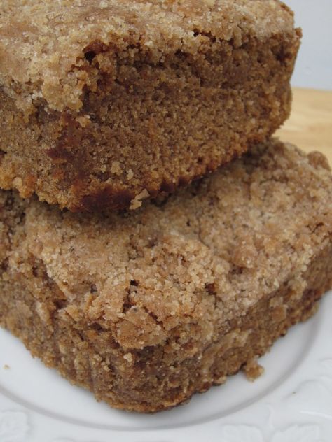 Butter Coffee Cake, School Cafeteria Food, Peanut Butter Coffee, Cinnamon Banana Bread, School Lunch Recipes, Cafeteria Food, Cinnamon Crumble, School Recipes, Butter Coffee