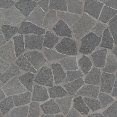 Natural Stone Tile Bathroom, Entrance Flooring, Stone Tile Bathroom, Sauna Ideas, Tahoe House, Grey Mosaic Tiles, Pebble Mosaic Tile, Paving Texture, Rock Tile