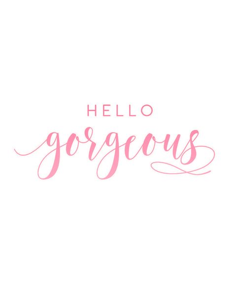 Hello Gorgeous Wallpaper, Calla Lily Colors, Pink Widget, Iphone Quotes, Miami Girls, Neon Quotes, Islamic Wallpaper Iphone, Girly Wallpapers, Pink Wallpaper Backgrounds